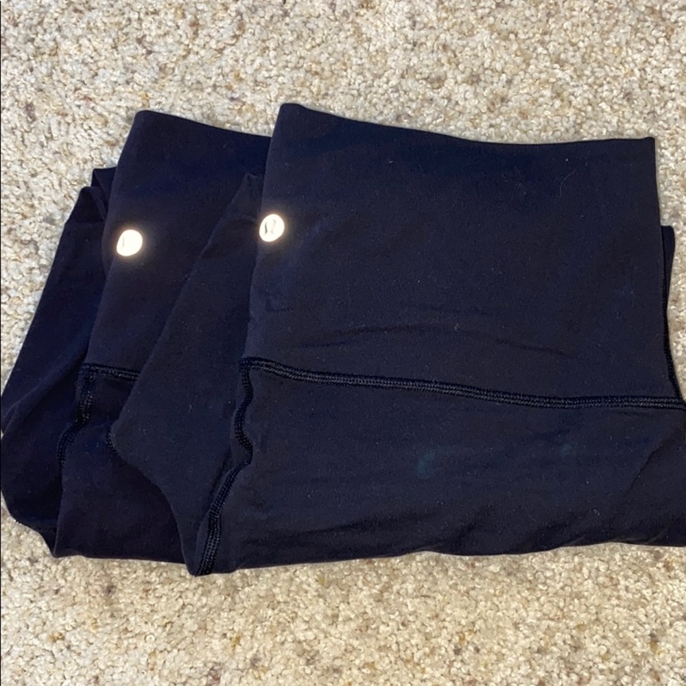 ALREADY SOLD Black lululemon high rise leggings